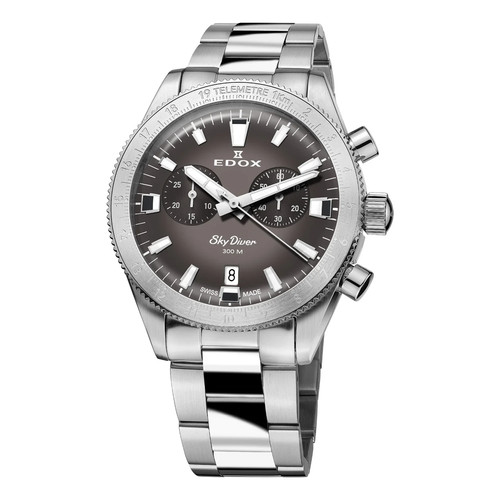 Edox men skydiver gray - men's,