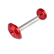 Rear wheel axle protection - rear,