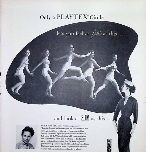 Playtex vintage print only - ad,