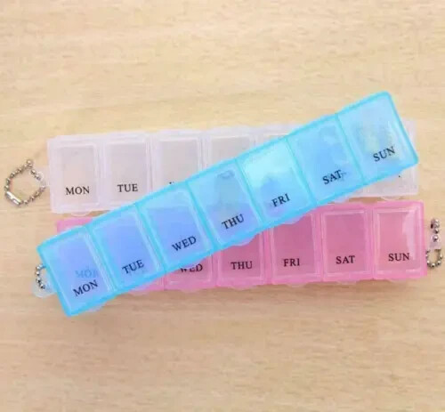 Day pill box medicine tablet - 7,