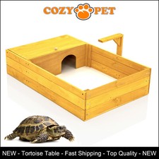 Tortoise Table by Cozy Pet Run Reptile House Playpen Hide Shelter Model TR02N