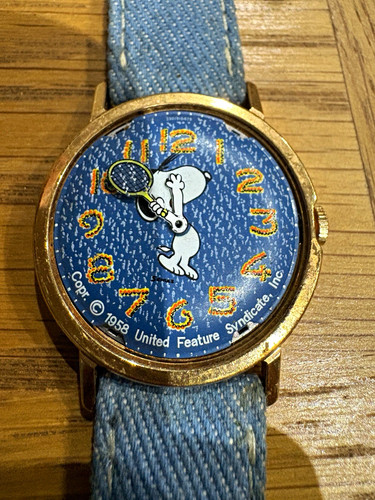 Vintage snoopy tennis - snoopy, watch