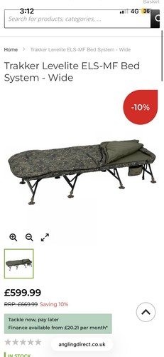 Trakker levelite els bed - trakker,