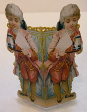 Pageboy with drink and card