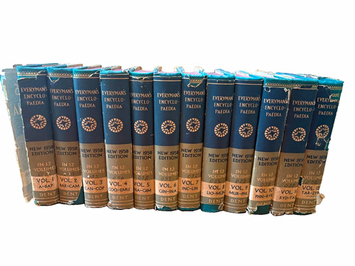 Everyman encyclopaedia 1958 - encyclopaedia,