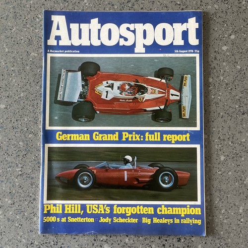 Autosport magazine 5th - 5th, august