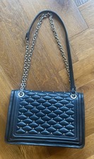 ZARA Black Silver Bag Faux
