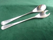 Vintage Old Hall stainless steel Alveston Pattern Salad Servers Robert Welch