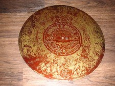 Coronation March Tin Plate 30cm Symphonion Rococo 25C Music Box 11 3/4" Disc