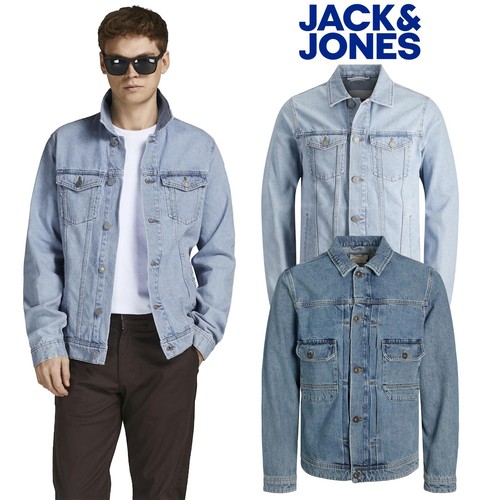 Jack jones mens denim jacket - &,