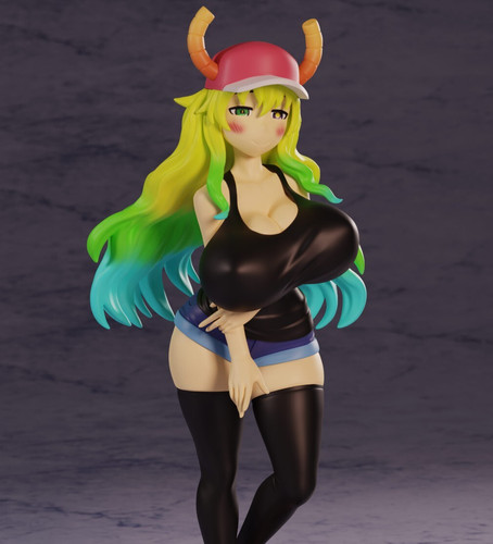 Lucoa anime dragon maid - , resin