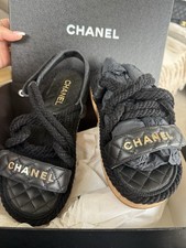 CHANEL Black Leather Dad Rope