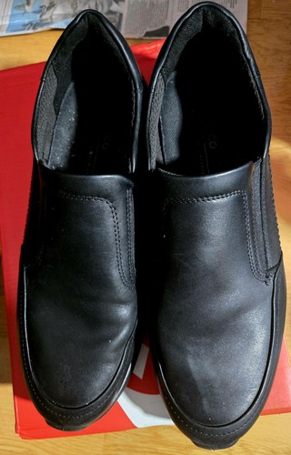 Ecco mens leather - 43, black