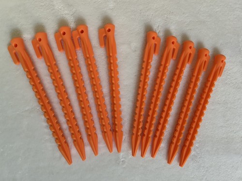 Pack tent stakes for - 10,