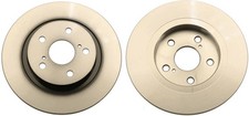 2x Brake Discs Pair Solid fits