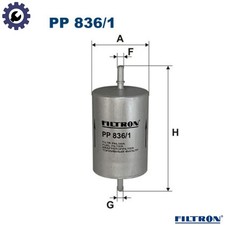 FUEL FILTER PP 836/1 FOR SKODA