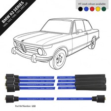 BMW 02 Series HT Leads Blue