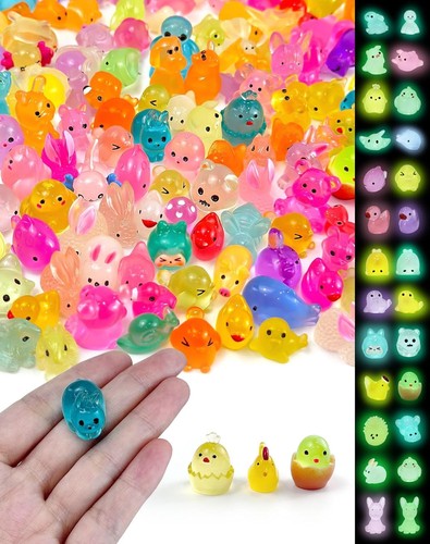 136pcs mini luminous resin - 136pcs,