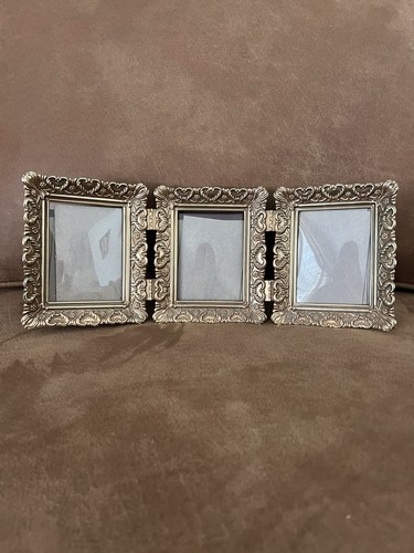 Vintage mcm tri fold - vintage, brass