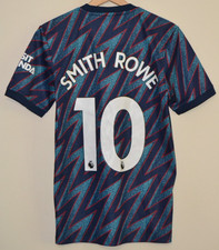 adidas Arsenal 2021-2022 3rd Shirt XS Mens - GM0213 - Smith Rowe #10