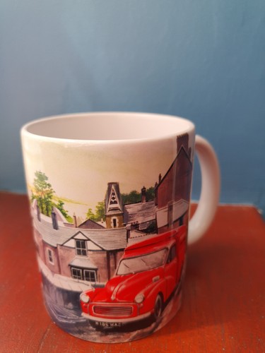 Royal mail morris van mug - van,