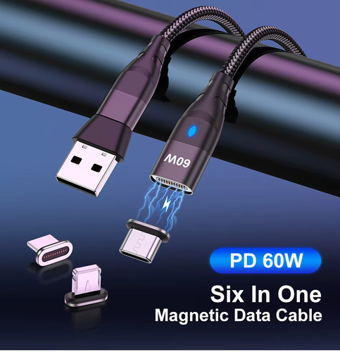 60w magnetic cable - 60w, fast