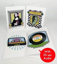 Recordable Audio Retro Cards -