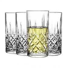 Set of 4 300 mL Whisky Glasses Scotch Vodka Cocktail Drinking Glassware Tumbler