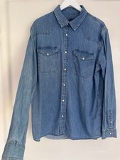 Zara Men’s Denim Shirt Size