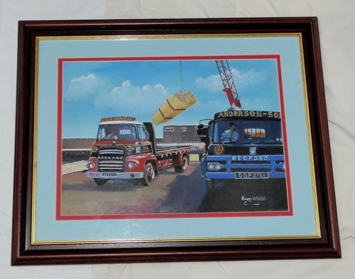 Painting 1960 lorries - of, 1960's