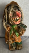 VINTAGE  HEICO  TROLL WITH STAFF  BUNDLE OF STICKS  WESTERN GERMANY  WITH BADGE