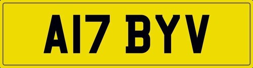 Abby aby number plate - aby,