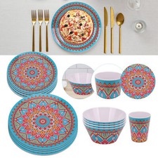 16pc Moroccan Design Melamine