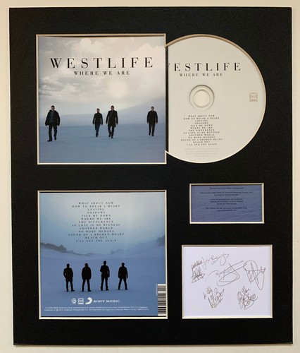 Westlife signed autographed - westlife,