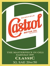 Castrol Motor Oil, Retro metal
