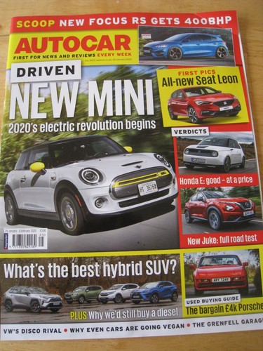 Autocar magazine jan - magazine, 2020
