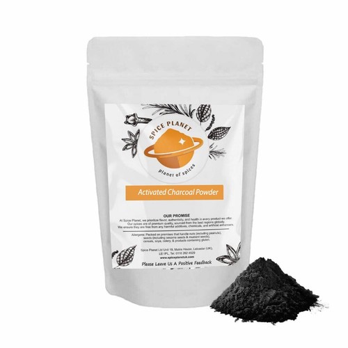 Activated charcoal powder food - charcoal,