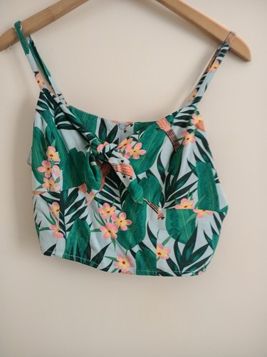 Hell bunny tropical top - tropical, s