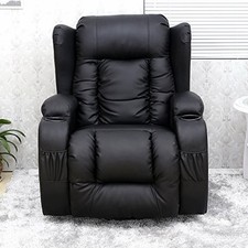 Black Faux Leather Manual