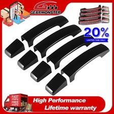 4PCS GLOSS BLACK DOOR HANDLES COVERS FITS LAND ROVER RANGE ROVER SPORT 2005-2010