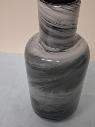 Ikea glass vase - ikea, -marbled