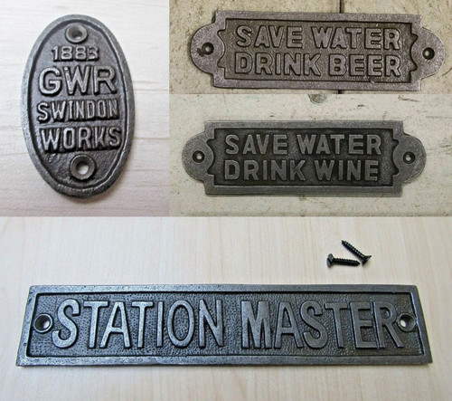 Rustic cast iron wall door - iron,