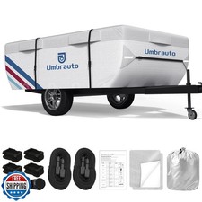 Umbrauto Pop Up Camper Cover for 18'-20' Folding Tent Trailers, 3