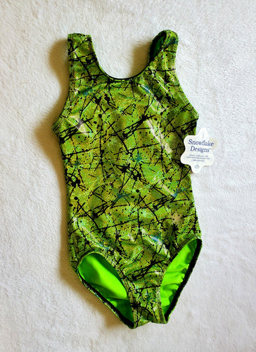 Snowflake gymnastics leotard - snowflake,