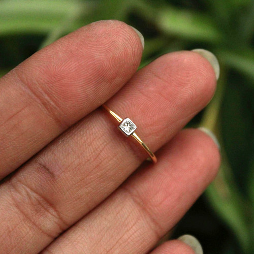 Princess diamond solitaire - princess,