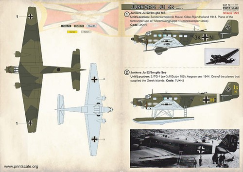 Print scale 72299 junkers - scale,