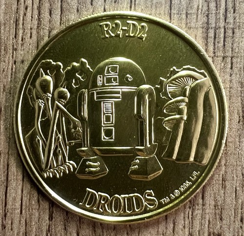 Star wars droids gold - star,