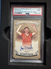Ian Rush Auto /50 PSA 9