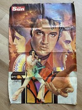 Sun Newspaper Elvis Presley Poster  1978 - Vintage Elvis Memorabilia