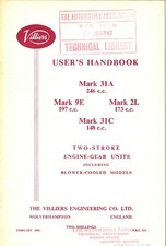 Villiers Engine Mark. 31A 9E